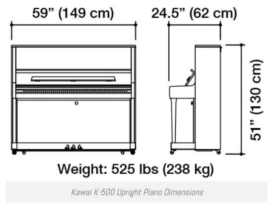 Additional image for Kawai K500 Anniversary Limited